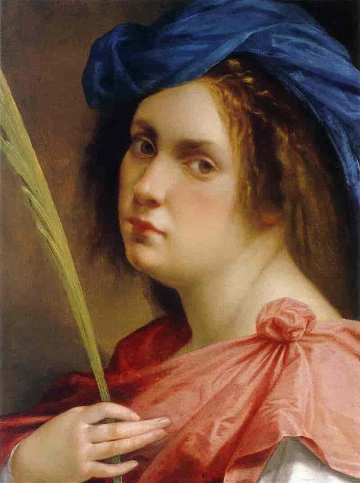 autorretrato de artemisia gentileschi