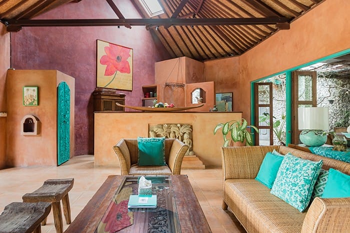 estancia zen con azul celeste