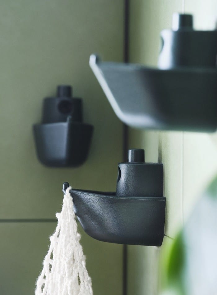 Gancho negro de Ikea