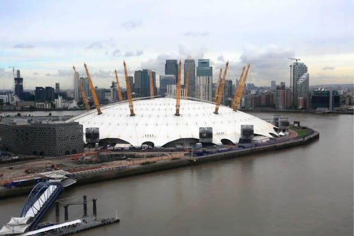 millennium dome de londres