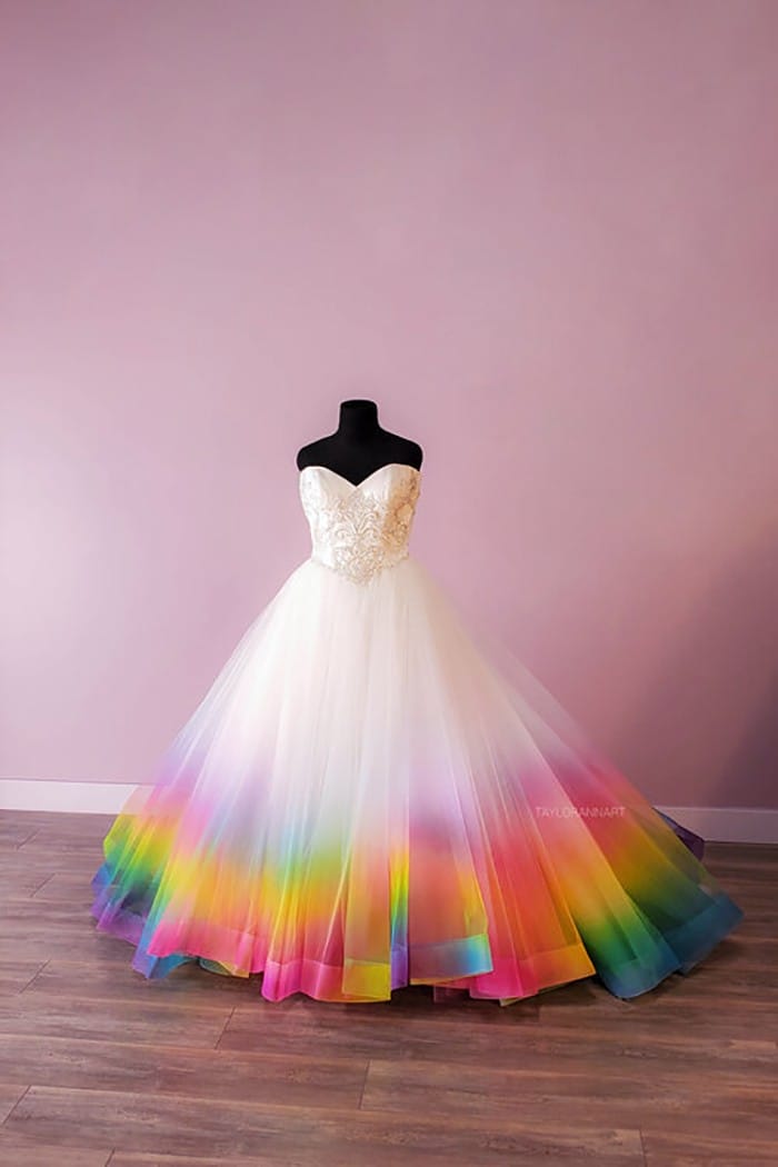 vestido arcoiris