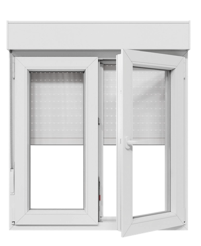 Ventana blanca de Leroy Merlin