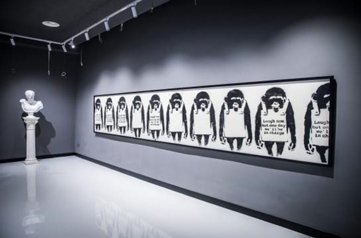 Interior del museo MoCo de Barcelona