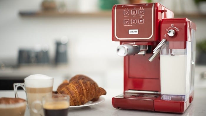 Cafetera espresso de Breville ideal para regalar en San Valentín