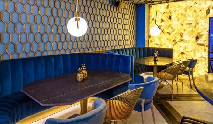 Interior de D´Platos Deleite en Madrid