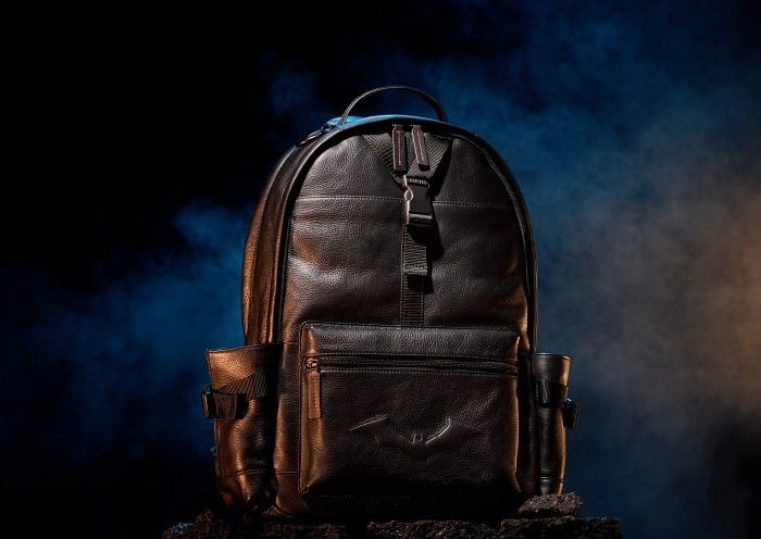Mochila de piel de la colección limitada de Batman