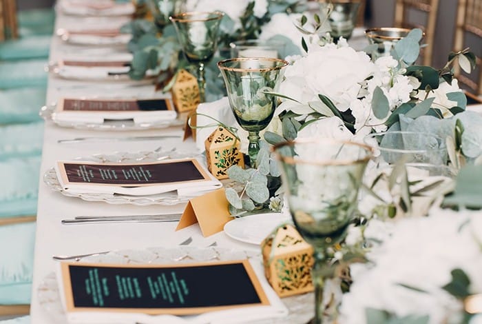 decoracion de bodas con perlas
