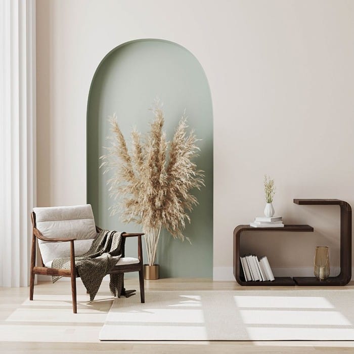 decracion de interiores curvilineas