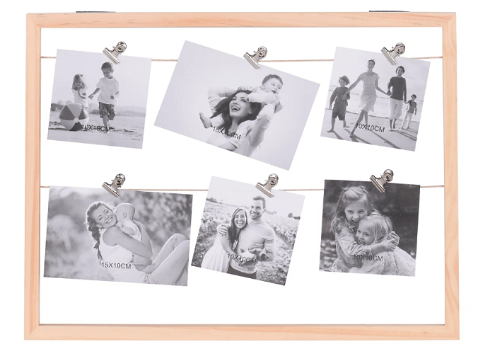 marco de madera para colgar fotos ideal para regalo