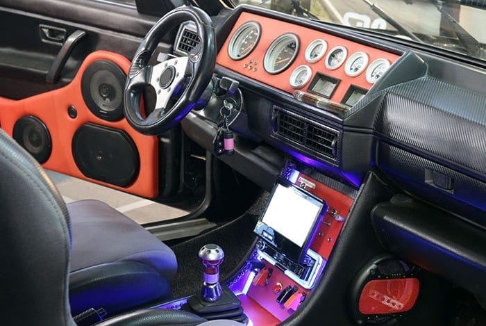 interior de un coche