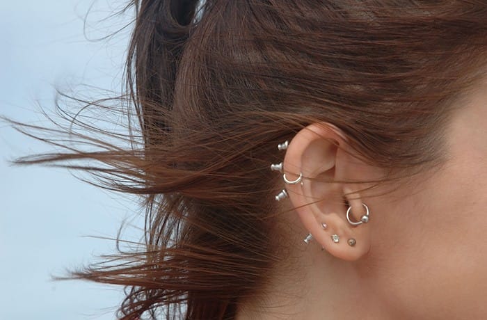 piercings en las orejas