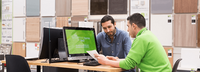 Trabajando Leroy Merlin para una reforma