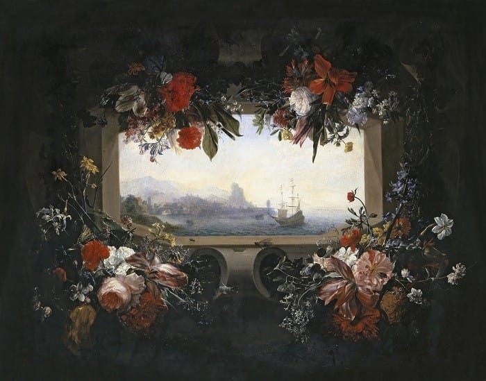 flores en pintura hiperrealista