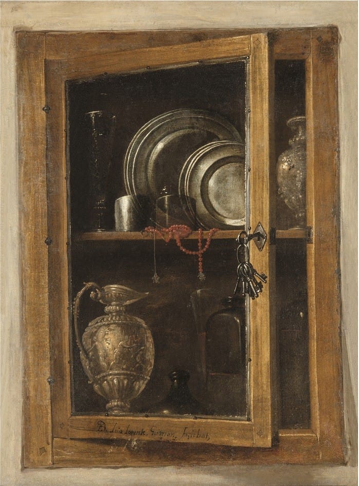 pintura de alacena de objetos