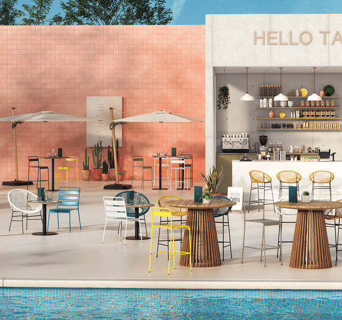 restaurante al aire libre
