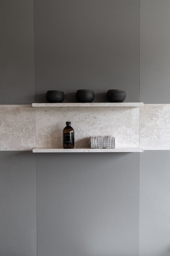 balda en pared Lapitec