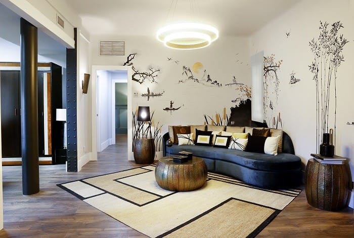 entrada al estudio de la interiorista Raquel Chamorro