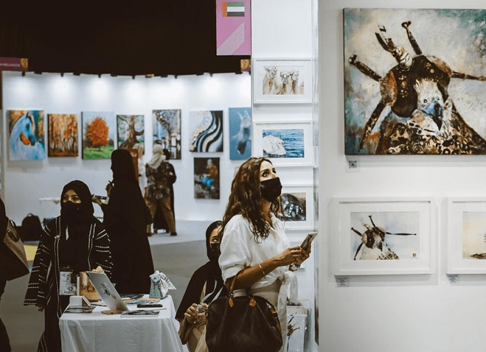 arte contemporáneo en world art dubai