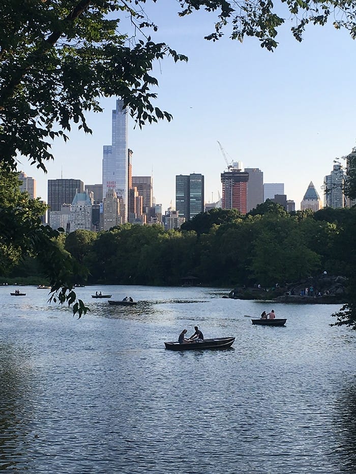 botes remo central park