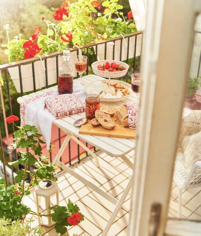 desayuno al aire libre