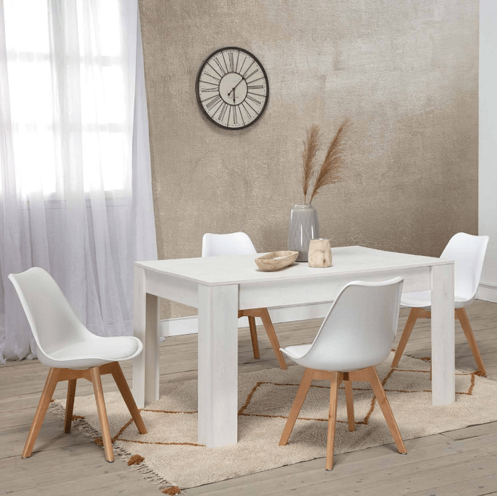 conjunto de mesa de comedor con sillas