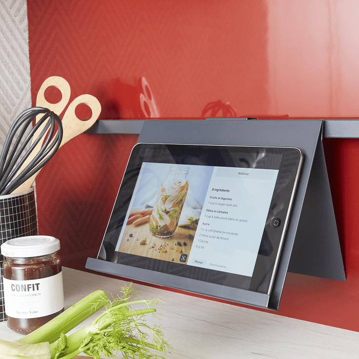Soporte para tablet para la cocina