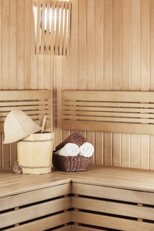 diseño inspirado en sauna