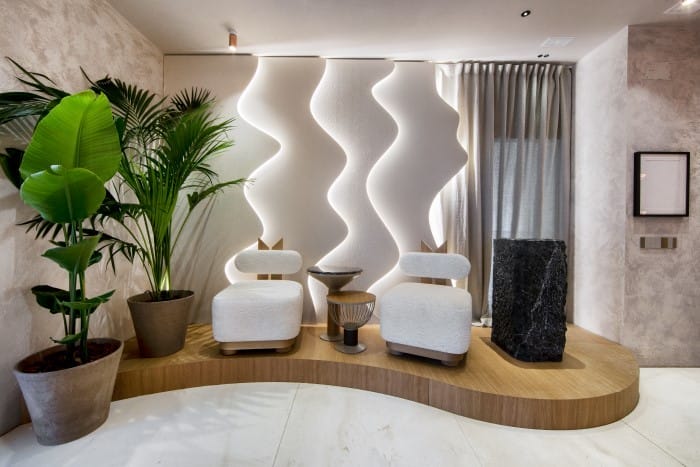 sofás blancos casa decor