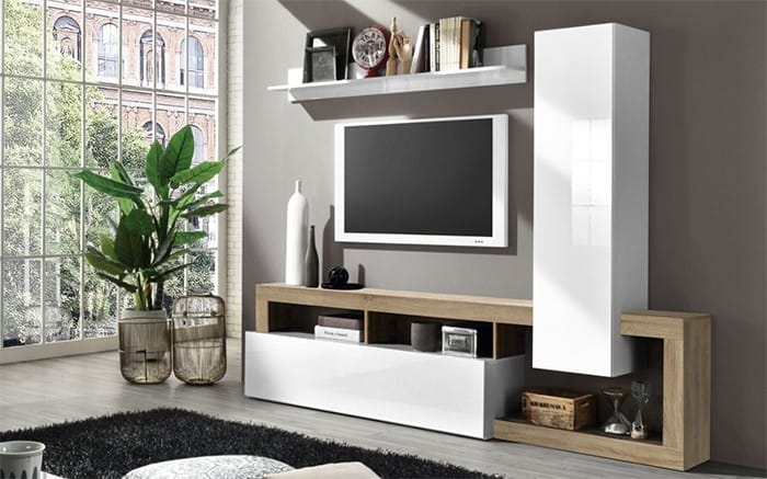 diseño salon minimalista