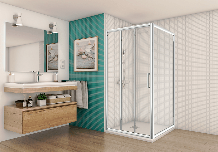 panel de ducha Leroy Merlin