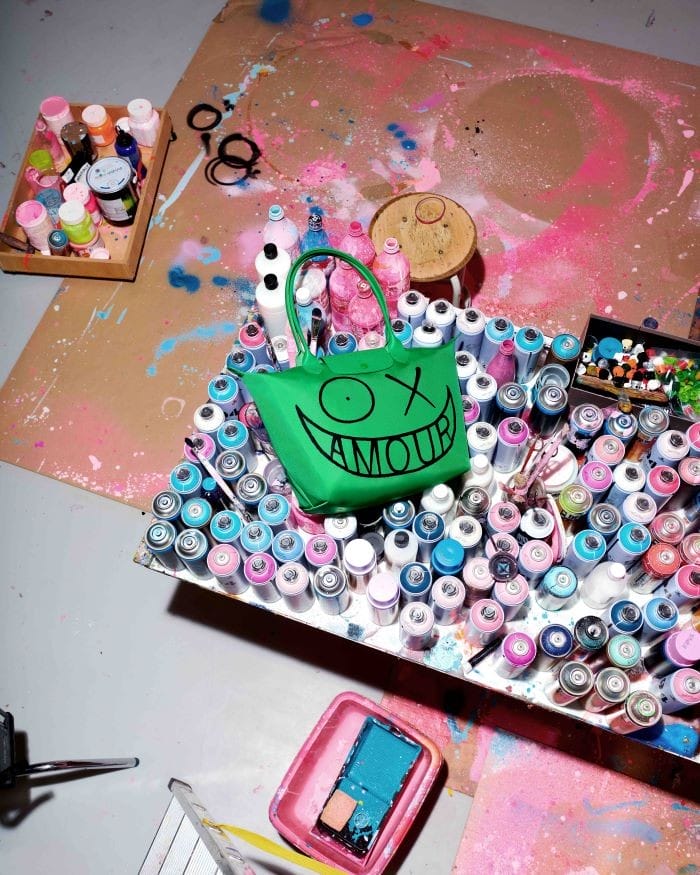 bolso verde Longchamp