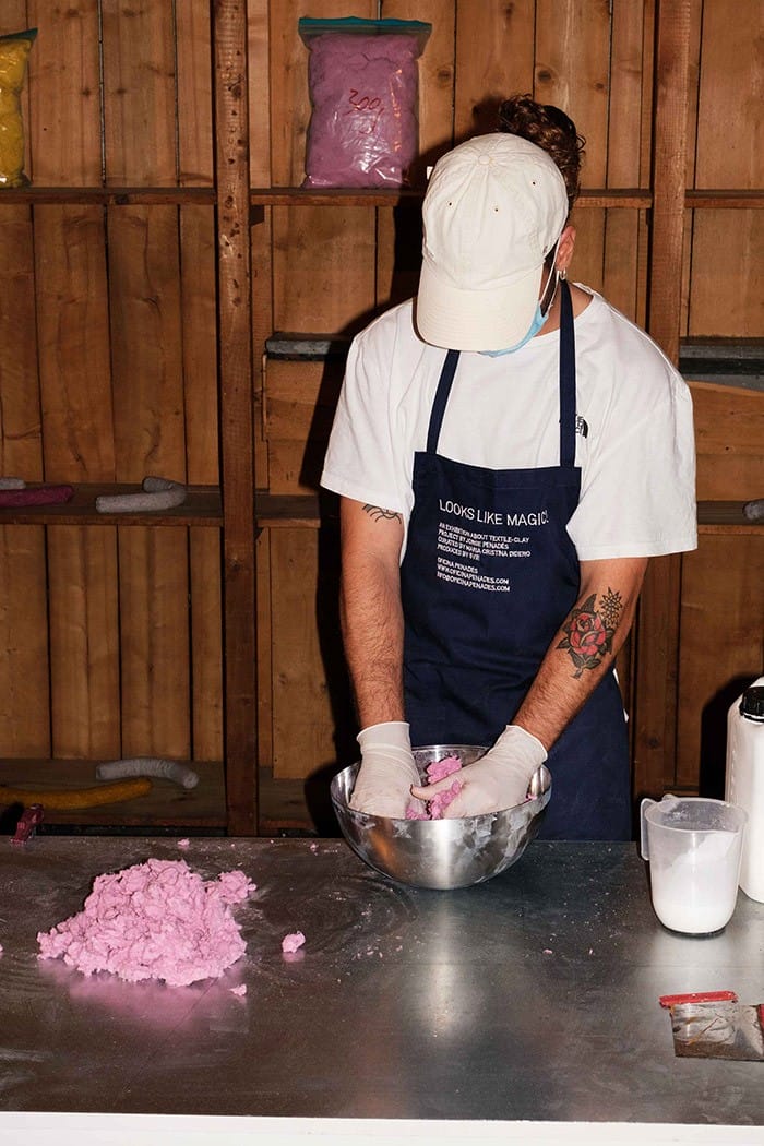 elaboracion textile clay