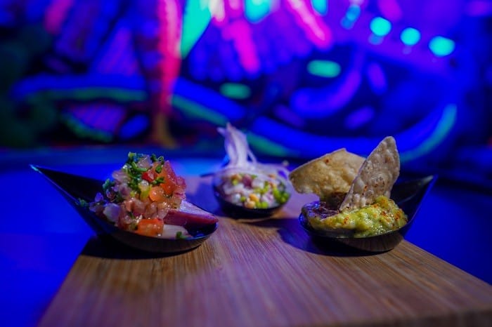 canapés en Calle 365 mexicano