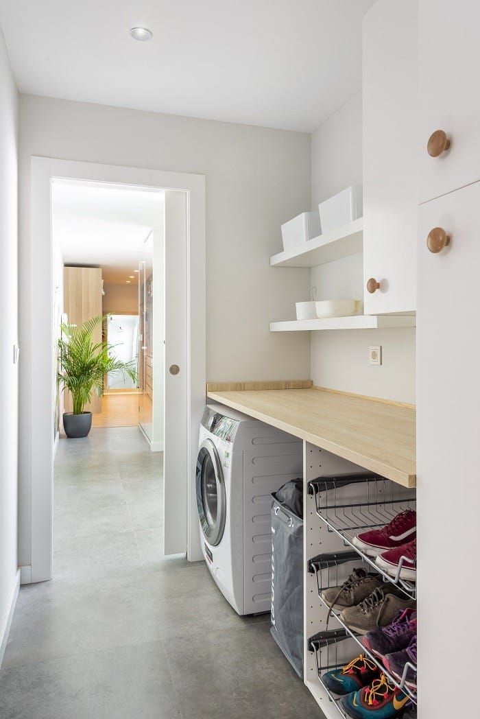 cuarto de lavadora reformado