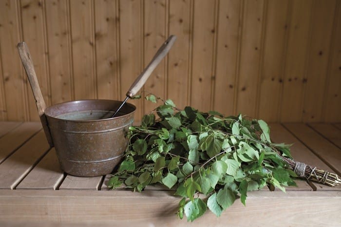 hojas de abedul para la sauna