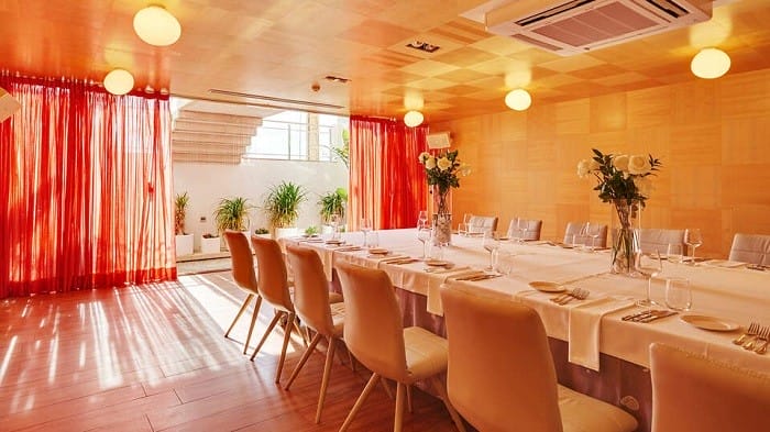 restaurante del hotel meridional