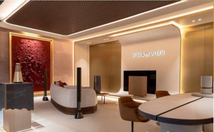 Bang Olufsen by Pedro Peña . Premio mejor espacio interiorismo. DWM 2021