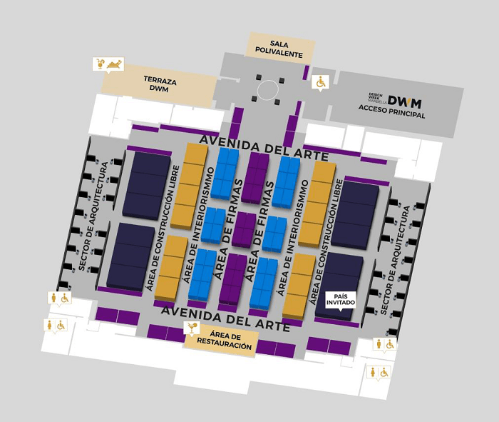 Mapa de Design Week Marbella 2022