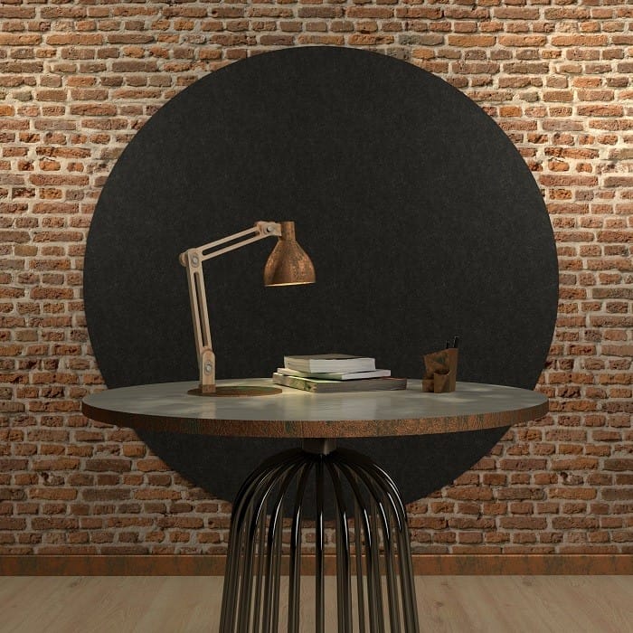 panel acústico circular