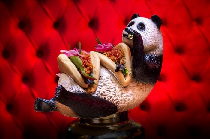 Tacos en oso panda
