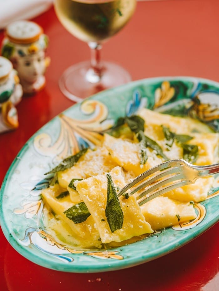 raviolis con queso
