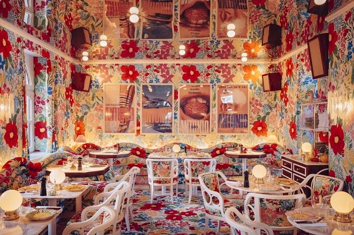 Interior del restaurante Giorgia en Alemania