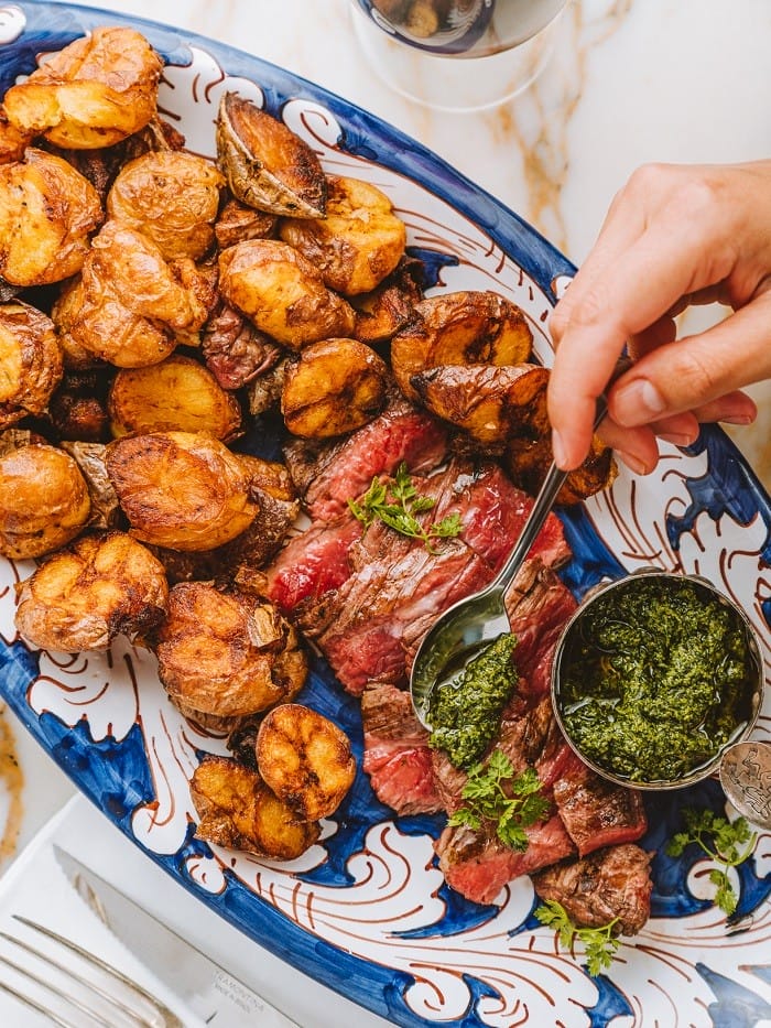 Plato de tagliata di manzo de Giorgia