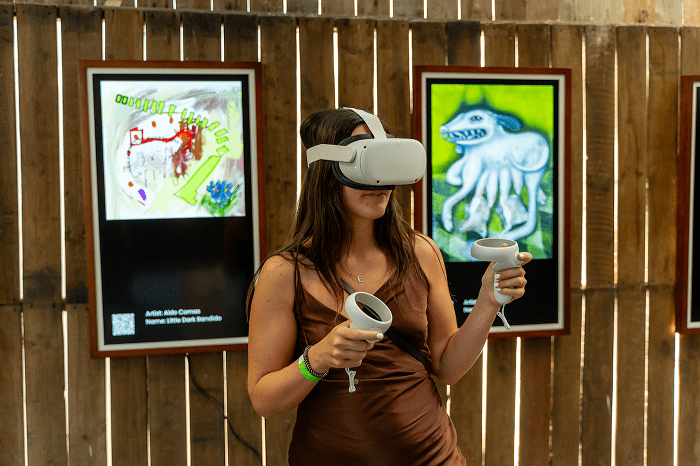 zona de Nfts y de Realidad Virtual 