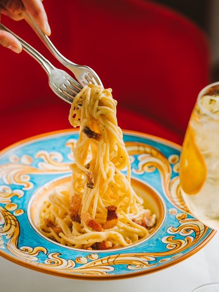 pasta a la carbonara de Giorgia