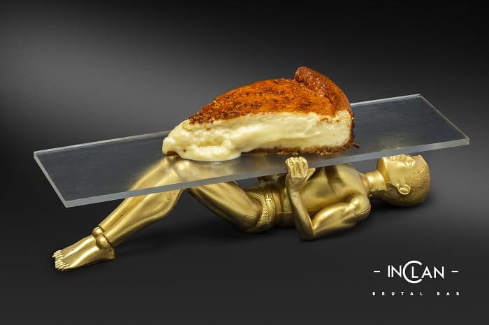 tarta de queso en plato original