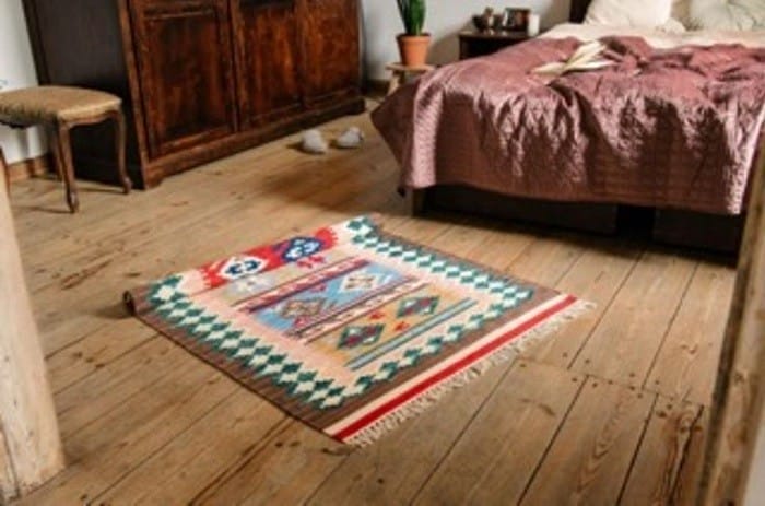alfombra de Vinted en una habitación