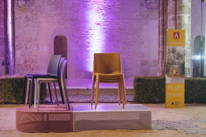 silla Fluit en evento