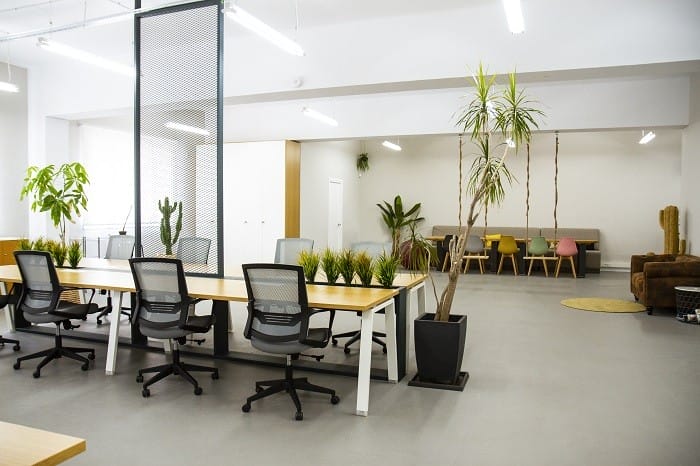 interior de unas oficinas de Gete Comunicación