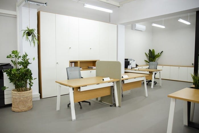 zona de dirección en una oficina